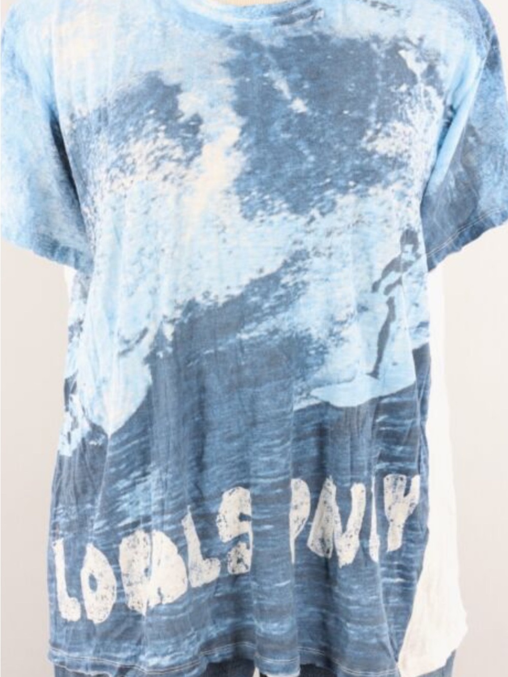 Magnolia Pearl Blue and Cream Tie-Dye Top - Picture 2 of 7